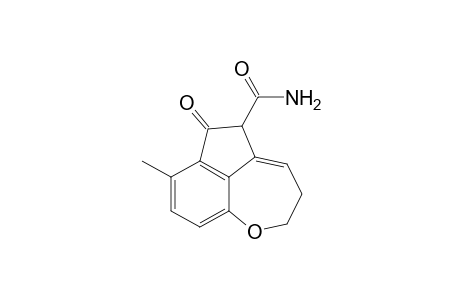 Indeno[7,1-bc]oxepin-5-carboxamide, 2,3,5,6-tetrahydro-7-methyl-6-oxo-