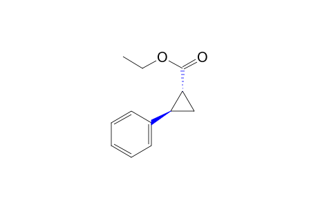 CYCLOPROPANECARBOXYLIC ACID, 2-PHENYL-, ETHYL ESTER, trans-,