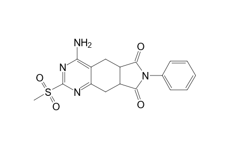 4-Amino-2-(methylsulfonyl)-7-phenyl-8a,9-dihydro-5H-pyrrolo[3,4-g]quinazoline-6,8(5aH,7H)-dione