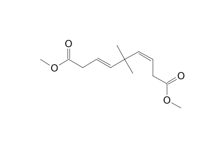 Dimethyl (3Z,6E)-5,5-dimethyl-3,6-nonadienedioate