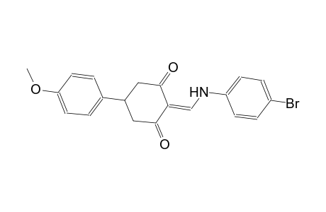 2-[(4-bromoanilino)methylene]-5-(4-methoxyphenyl)-1,3-cyclohexanedione
