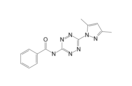 N-[6-(3,5-dimethyl-1-pyrazolyl)-1,2,4,5-tetrazin-3-yl]benzamide