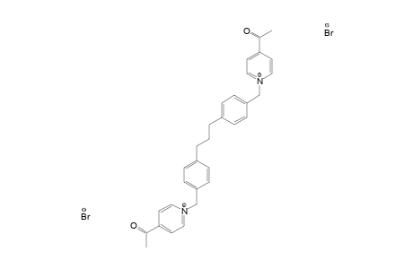 1,1'-[PROPANE-1,3-DIYLBIS-(BENZENE-1,4-DIYLMETHYLENE)]-BIS-(4-ACETYLPYRIDINIUM)-DIBROMIDE