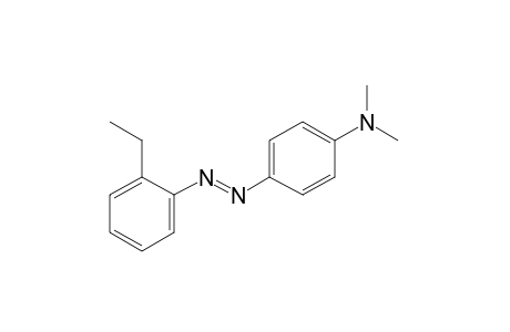 N,N-dimethyl-4-[(o-ethylphenyl)azo]aniline