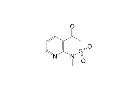 1-methyl-1H-pyrido[2,3-c][1,2]thiazine-4(3H)-one, 2,2-dioxide