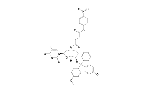 (3'S,5'R)-1-{2'-DEOXY-5'-O-[(4,4'-DIMETHOXYTRIPHENYL)-METHYL]-3',5'-ETHANO-3'-O-[4-(4-NITROPHENYLOXY)-SUCCINYL]-BETA-D-RIBOFURANOSYL}-THYMINE