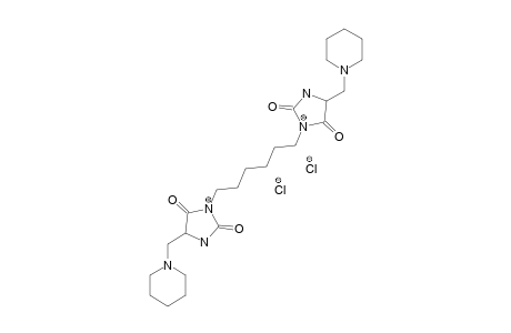 3,3'-(HEXANE-1,4-DIYL)-BIS-[5-(PIPERIDIN-1-YL-METHYL)-IMIDAZOLIDINE-2,4-DIONE]-DIHYDROCHLORIDE