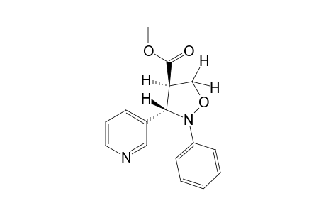 METHYL-ANTI-2-PHENYL-3-(3-PYRIDYL)-ISOXAZOLIDINE-4-CARBOXYLATE