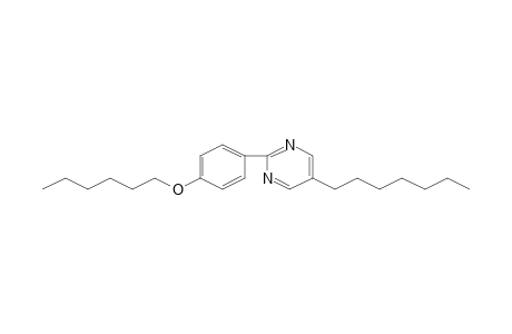 Pyrimidine, 5-heptyl-2-[4-(hexyloxy)phenyl]-