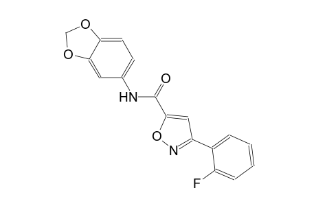 5-isoxazolecarboxamide, N-(1,3-benzodioxol-5-yl)-3-(2-fluorophenyl)-