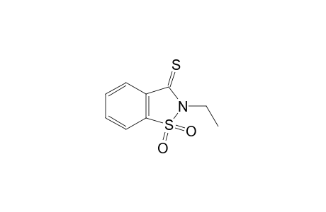 2-ethyl-1,2-benzisothiazoline-3-thione, 1,1-dioxide