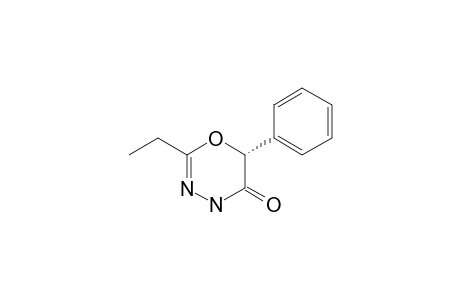 2-Ethyl-6(R)-phenyl-1,3,4-oxadiazin-5(6H)-one