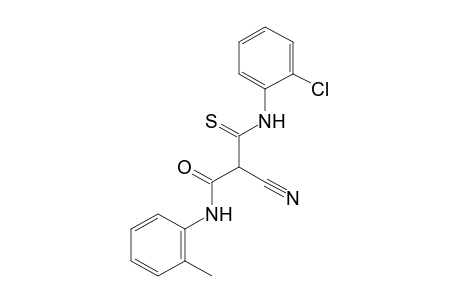 2-[(o-chlorophenyl)thiocarbamoyl]-2-cyano-o-acetotoluidide