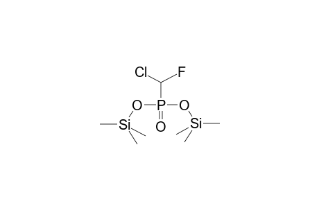 O,O-BIS(TRIMETHYLSILYL)FLUOROCHLOROMETHYLPHOSPHONATE