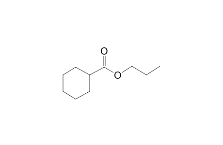 Cyclohexanecarboxylic acid, propyl ester