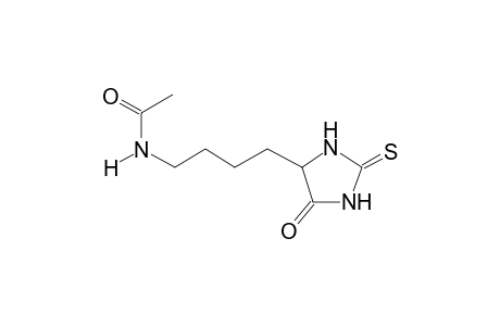 N-[4'-(5''-OXO-2''-THIOXOIMIDAZOLIDIN-4''-YL)-BUTYL]-ACETAMIDE