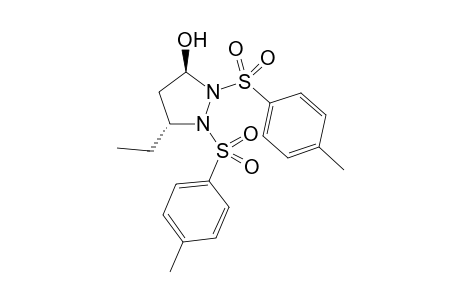 (3R,5R)-5-ethyl-1,2-bis(p-toluenesulfonyl)pyrazolidin-3-ol