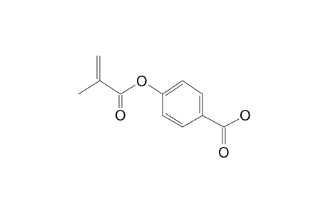 Benzoic acid, 4-[(2-methyl-1-oxo-2-propen-1-yl)oxy]-