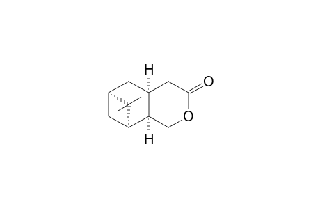 (+)-7,7-Dimethyl-4aS,5,6R,7,8R,8aR-hexahydro-6,8-methano-1H-2-benzopyran-3(4H)-one