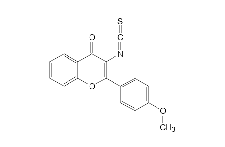 isothiocyanic acid, 2-(p-methoxyphenyl)-4-oxo-4H-1-benzopyran-3-yl ester