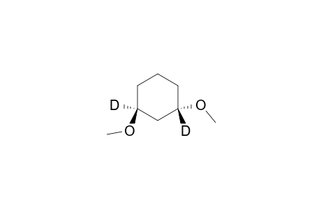 Cyclohexane-1,3-D2, 1,3-dimethoxy-, trans-