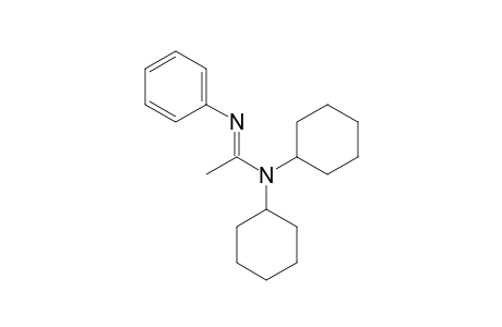 N1,N1-Dicyclohexyl-N2-phenyl-acetamidine