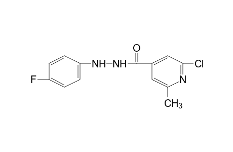 2-chloro-6-methylisonicotinic acid, 2-(p-fluorophenyl)hydrazide