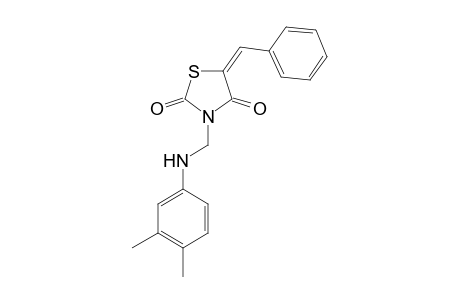 5-Benzylidene-3-(3,4-dimethylanilinomethyl)-2,4-thiazolidinedione