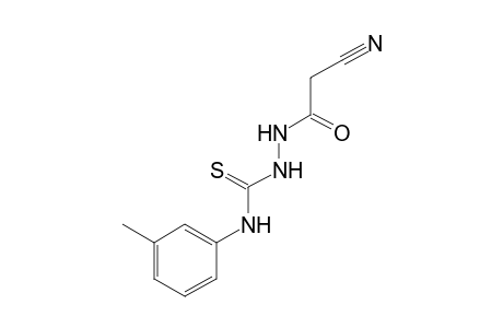 1-(cyanoacetyl)-3-thio-4-m-tolylsemicarbazide