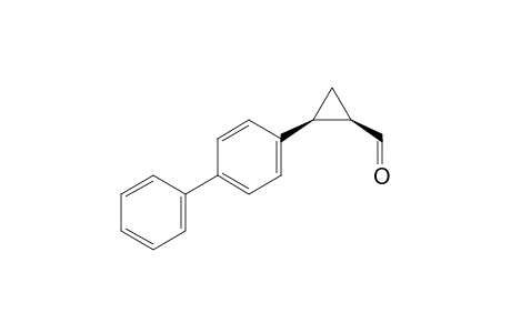 cis-2-([1,1'-Biphenyl]-4-yl)cyclopropanecarbaldehyde