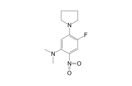 1-[5-(Dimethylamino)-2-fluoro-4-nitrophenyl]pyrrolidine