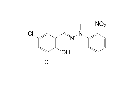 3,5-Dichlorosalicylaldehyde, methyl(o-nitrophenyl)hydrazone