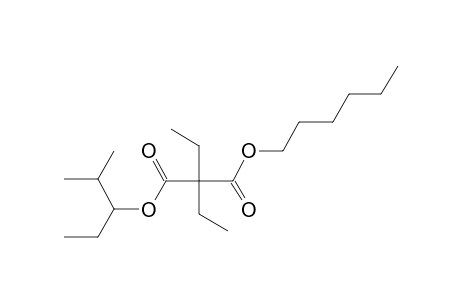 Diethylmalonic acid, hexyl 2-methylpent-3-yl ester