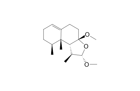 2-DEOXY-12-ALPHA-METHOXY-7-O-METHYL-LEMNACARNOL