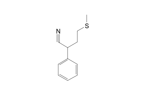 4-(methylthio)-2-phenylbutyronitrile