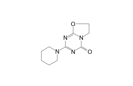 2-(1-Piperidinyl)-6,7-dihydro-4H-[1,3]oxazolo[3,2-a][1,3,5]triazin-4-one