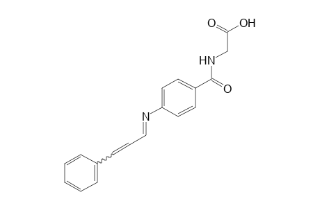 p-(Cinnamylideneamino)hippuric acid