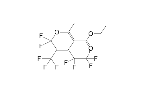 5-CARBOETHOXY-6-METHYL-2,2-DIFLUORO-3-TRIFLUOROMETHYL-4-PENTAFLUOROETHYL-2H-PYRAN