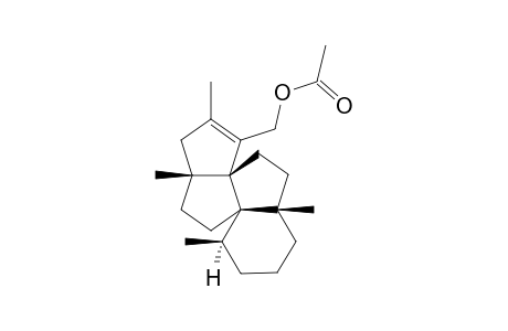 (3AR,5AS,9R,9AS,11AR)-3-ACETOXYMETHYL-2,5A,9,11A-TETRAMETHYL-1,5,5A,6,7,8,9,10,11,11A-DECAHYDRO-4H-PENTALENO-[6A,1-C]-INDENE