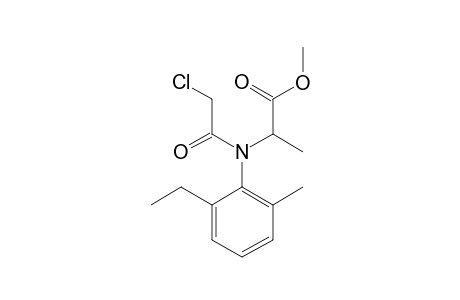 aRS, 2R(-)-N-(chloroacetyl)-N-(6-ethyl-o-tolyl)alanine, methyl ester