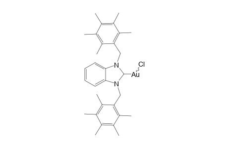 CHLORO-[1,3-BIS-(2,3,4,5,6-PENTAMETHYLBENZYL)-BENZIMIDAZOLE-2-YLIDENE]-GOLD-(I)