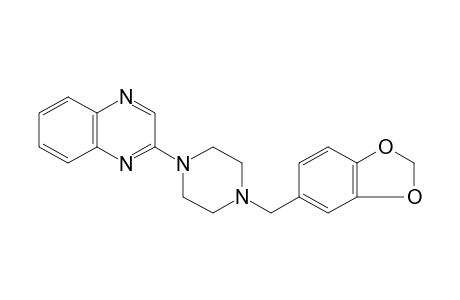 2-(4-PIPERONYL-1-PIPERAZINYL)QUINOXALINE