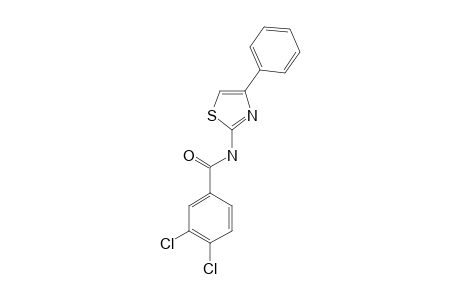 3,4-dichloro-N-(4-phenyl-2-thiazole)benzamide