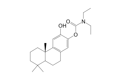 13-N,N-diethylcarbamoyloxypodocarpa-8,11,13-trien-12-ol
