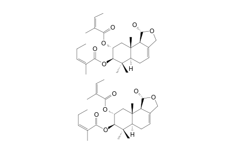 2-ALPHA-ANGELOYLOXY-3-BETA-2'-METHYLPENT-2'-ENOYLOXY-ISODRIMENINOL