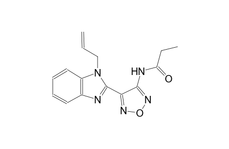 propanamide, N-[4-[1-(2-propenyl)-1H-benzimidazol-2-yl]-1,2,5-oxadiazol-3-yl]-