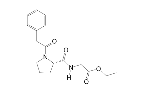 N-[(1-Phenylacetyl)-L-prolyl]glycine ethyl ester