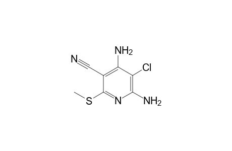 4,6-Diamino-5-chloro-3-cyano-2-(methylthio)pyridine
