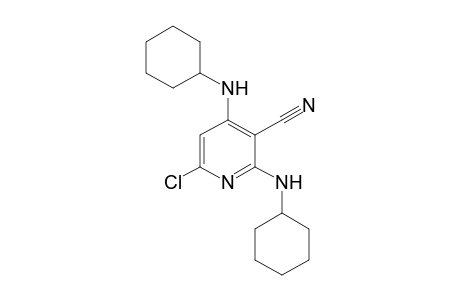 2,4-bis(cyclohexylamino)-6-chloronicotinonitrile