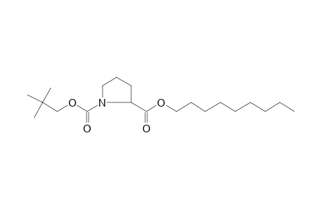 D-Proline, N-neopentyloxycarbonyl-, nonyl ester